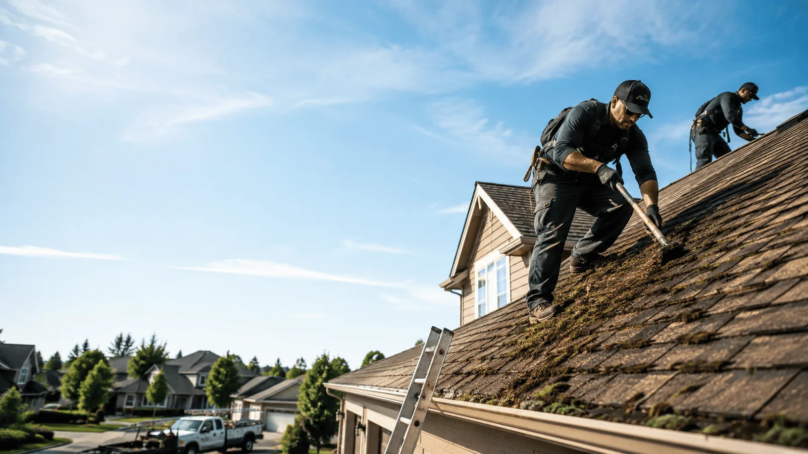 Roof Moss Removal in East Hampton, CT near me